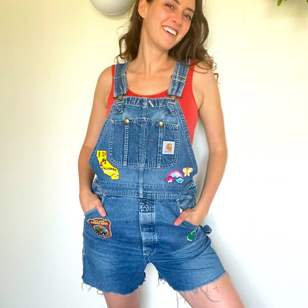 Vintage Carhartt Shortalls- one of a kind!